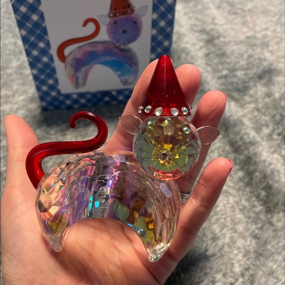 Brand new in box crystal party cat figurine - Picture 2 of 6